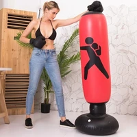 vertical inflatable boxing column adult fitness decompression inflatable punching bag blow column hitting thickening foldable