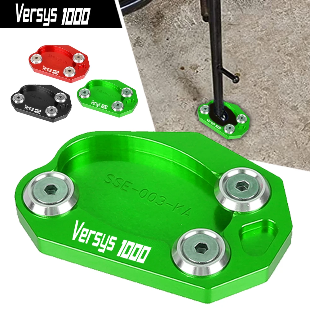 

Motorcycle Accessories Side Stand Enlarger Sled Sidestand Kickstand Foot Pad For Kawasaki Versys 1000 VERSYS1000 2012 2013 2014