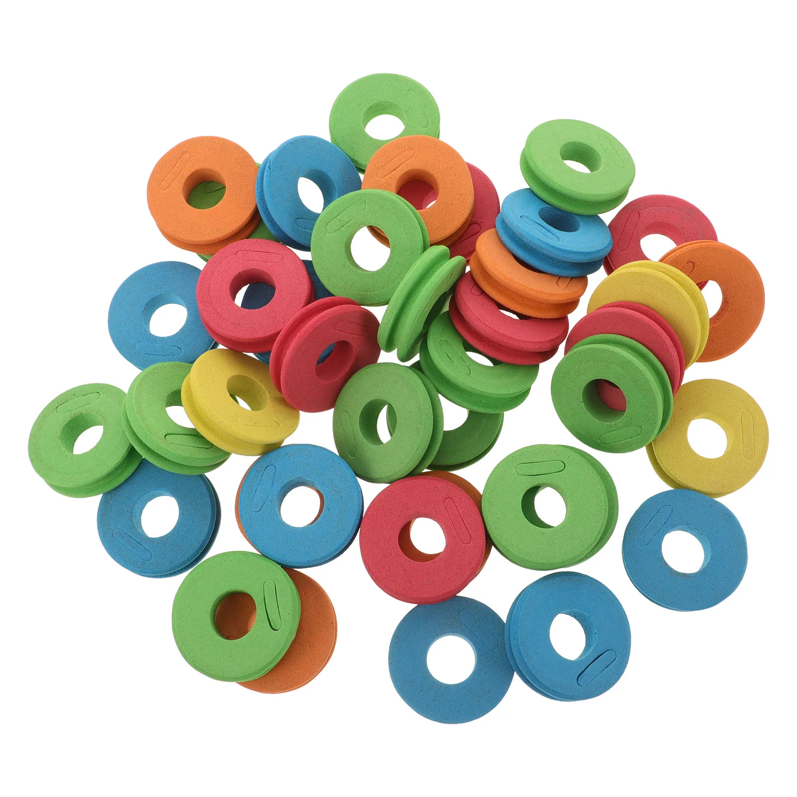 100 шт. катушки для лески круглая форма рыболовные снасти (разноцветные)