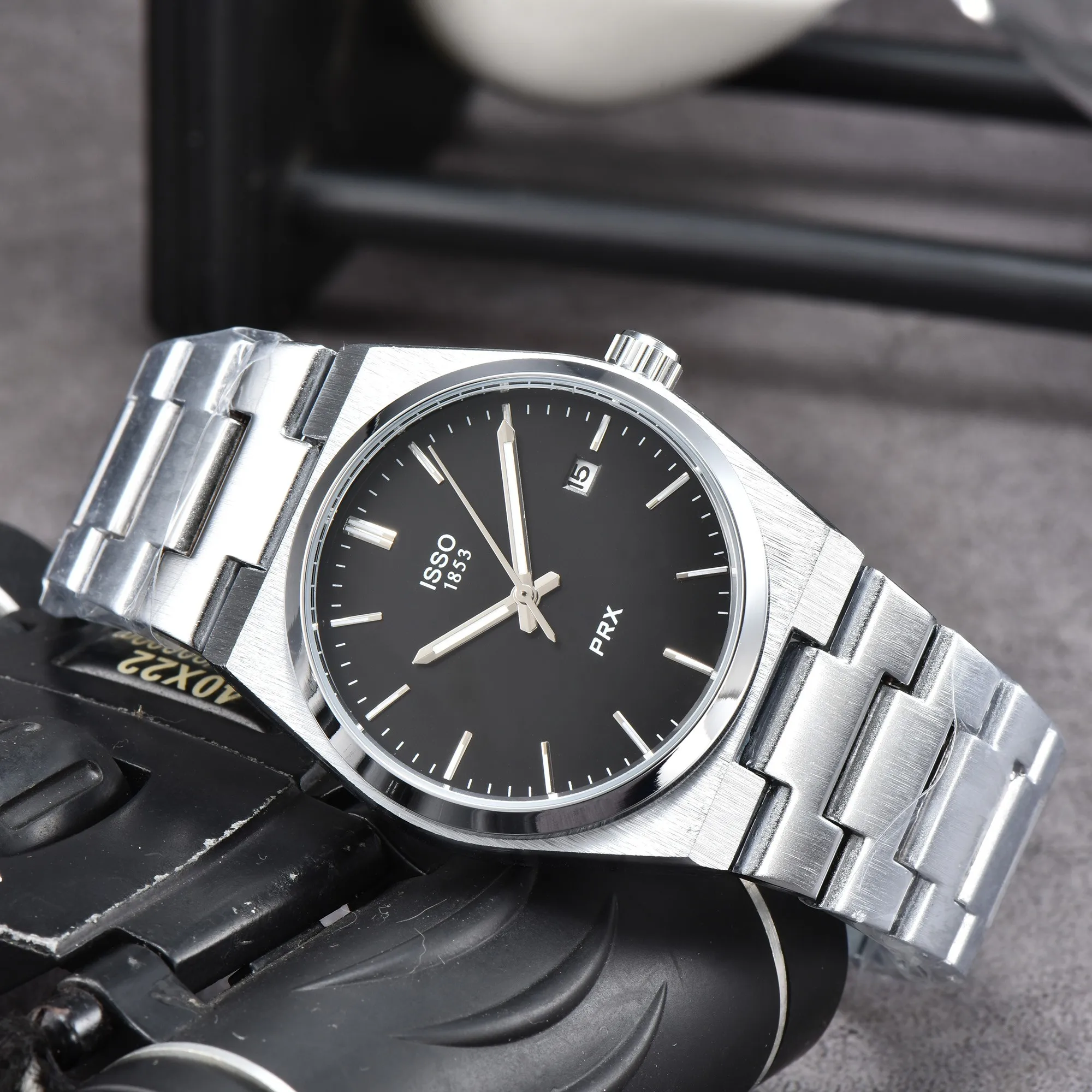 

TXZ11 Men's Luxury Brand Fashion Mechanical TISSOT Watch Stainless Steel Band Male Wristwatches for Men Clock Relogio Masculino