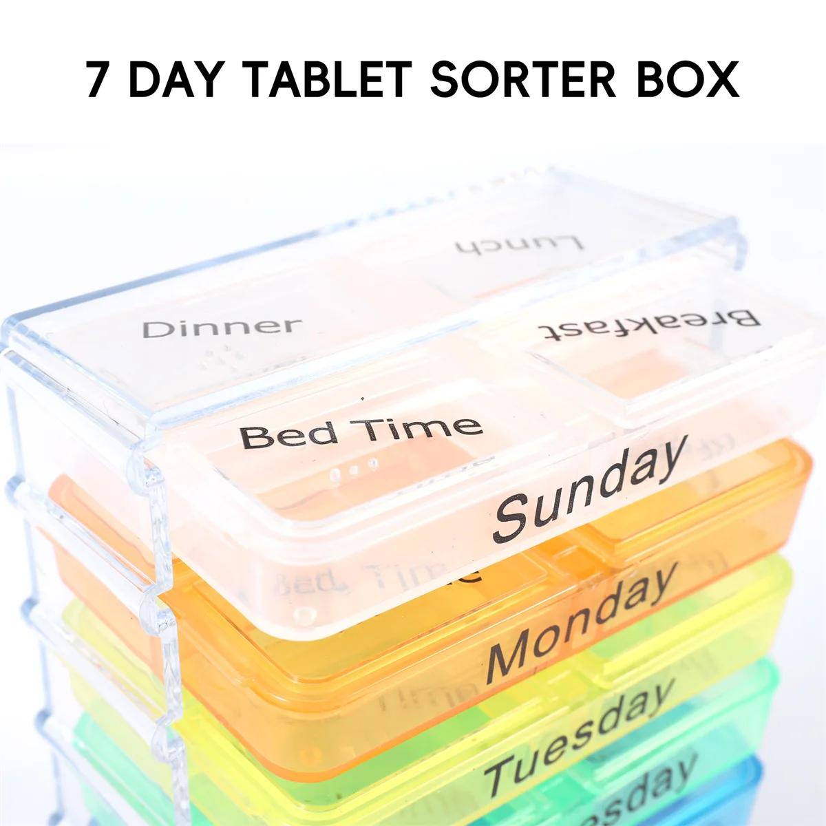 Контейнер-органайзер для лекарств и еженедельных таблеток