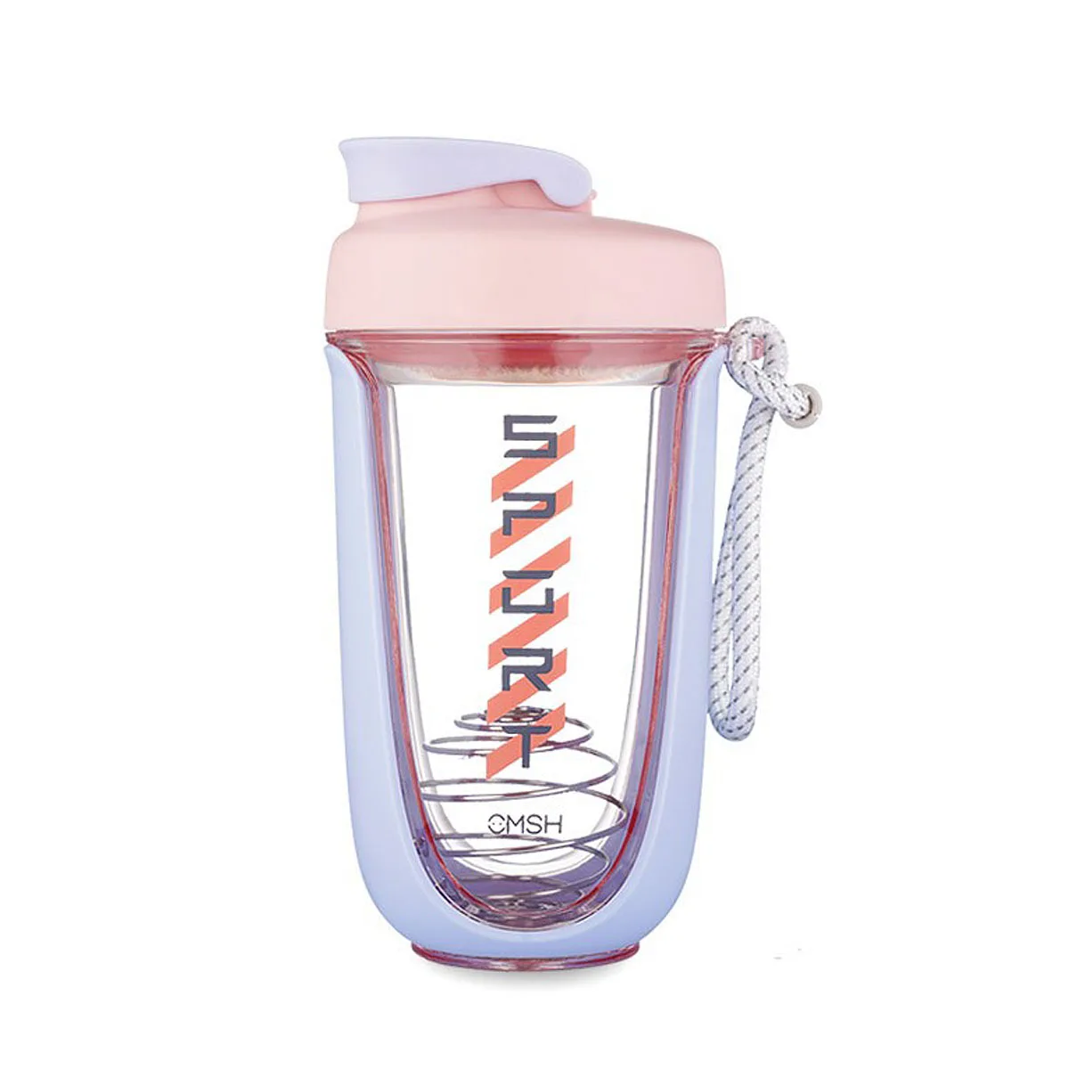 

Пластиковый тритановый шейкер, чашка для воды, спортивный тренажерный зал, портативный шейкер для протеиновых бутылок, не содержит Бисфено...