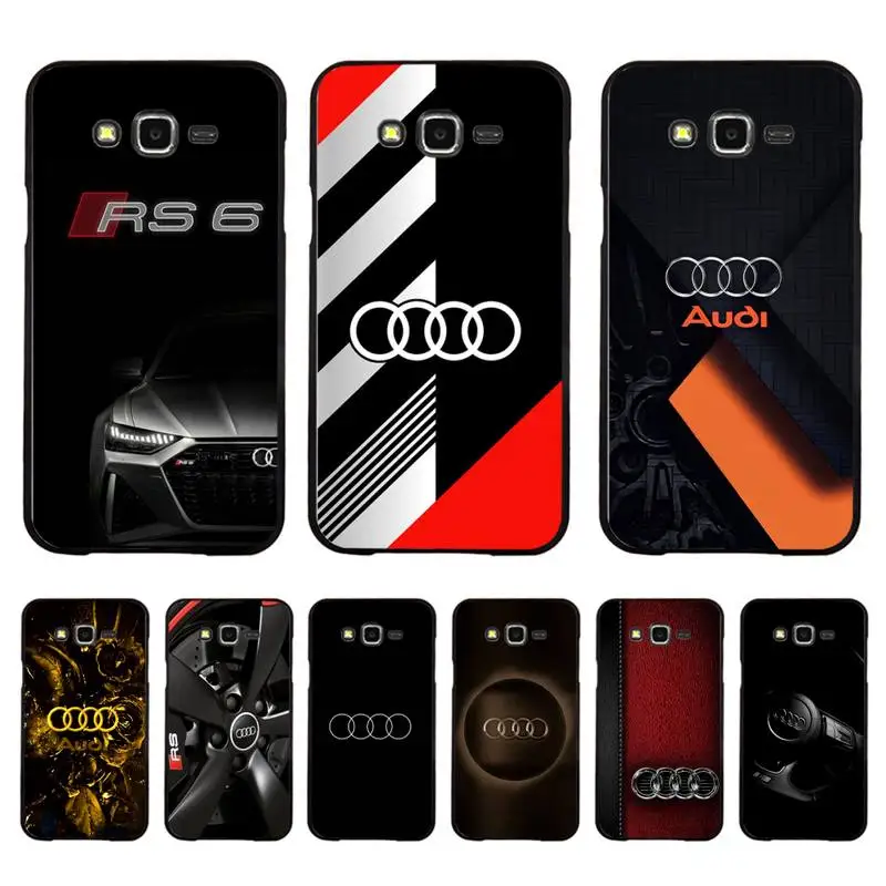 

A-Aodi-Logo-Car Phone Case For Samsung J 7 plus 7core J7 neo J6 plus prime J6 J4 J5 Mobile Cover