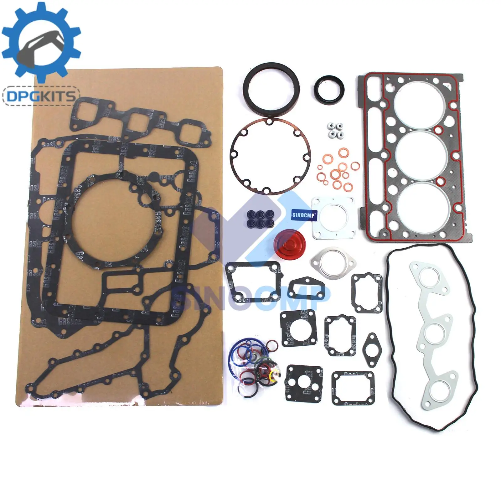 

1 set Engine Gasket Kit Overhaul Package For Kubota D1703 D1803 Engine With 3 Months Warranty
