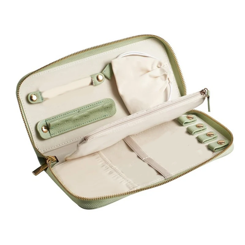 Искусственная кожаная органайзер для украшений HWetR