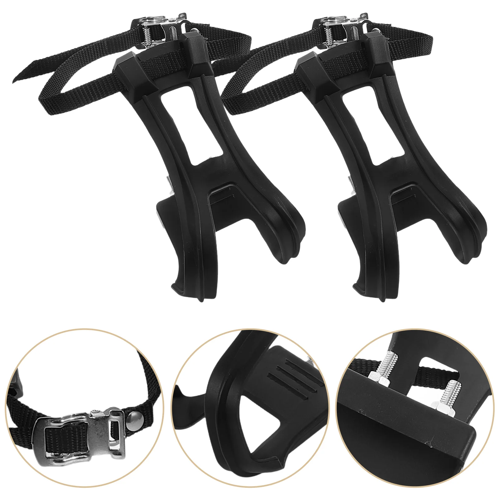1 пара нейлоновых велосипедных дорожных педалей зажим для пальцев ремень