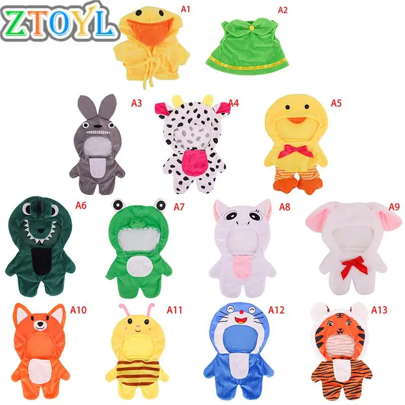 

Clothes For Duck 30cm Yellow Duck Kawaii Plush Toy Accessories w/ bag Soft Animal Dolls Children's Toys Birthday Gifts