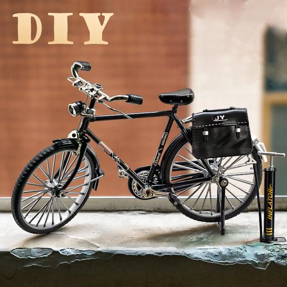 

Mini Alloy Bicycle Model Metal Bike Sliding Assembled Version Simulation Collection Gifts For Children Toys DIY Bicycle Model