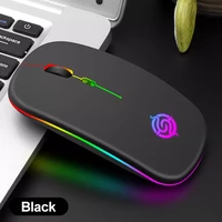 bm110 wireless mouse bluetooth 2 4g rgb rechargeable mouse wireless silent mause led backlit ergonomic game mouse for laptop pc