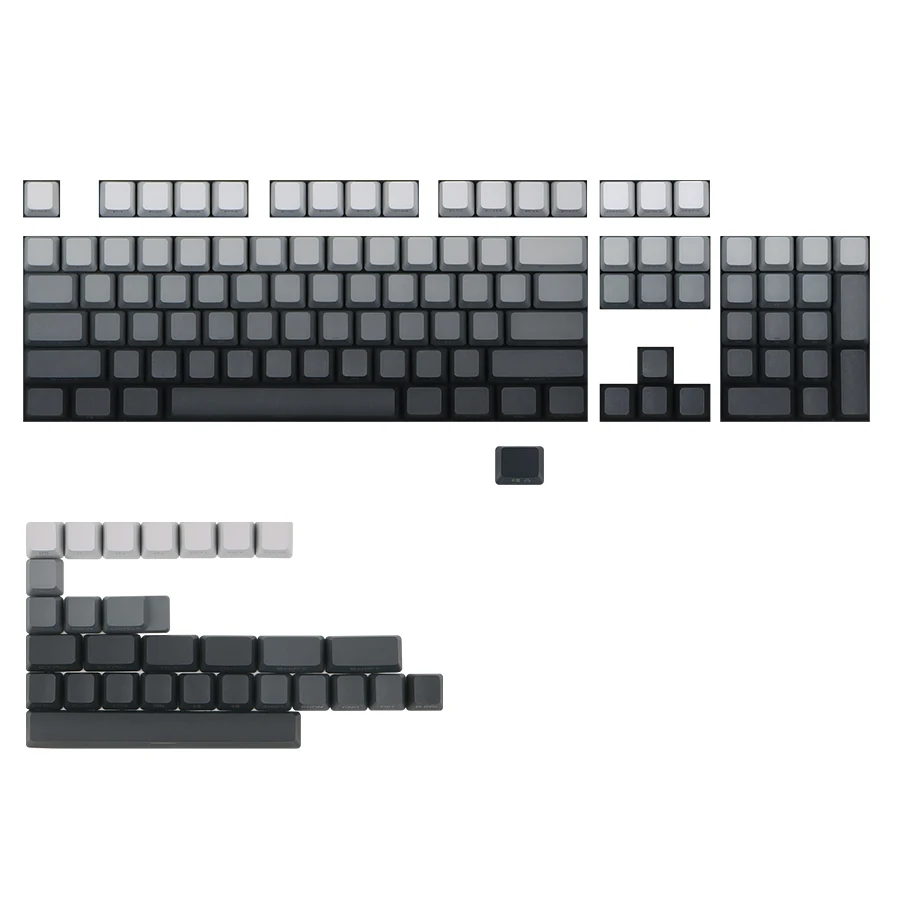 Колпачки для клавиш Polar Day PBT, колпачки для клавиш с подсветкой OEM, колпачки для клавиш OEM с профилем для клавиатуры на заказ, 68, 84, 87, 104, MX1.0, 6,0, 8,0, 1 комплект