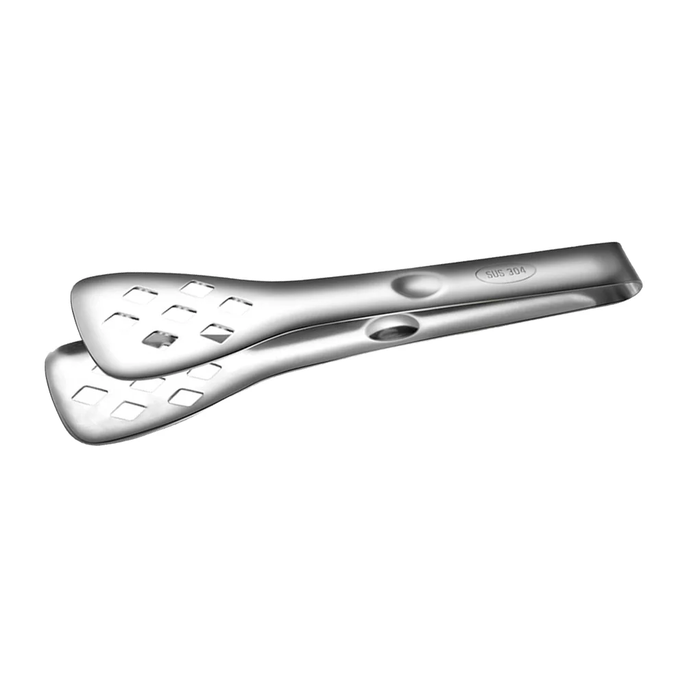 

Tongserving Tongs Clamp Salad Meat Kitchen Metal Grill Cooking Steak Buffet Snack Cheese Frying Bagel Pizza Chef Utility Bacon