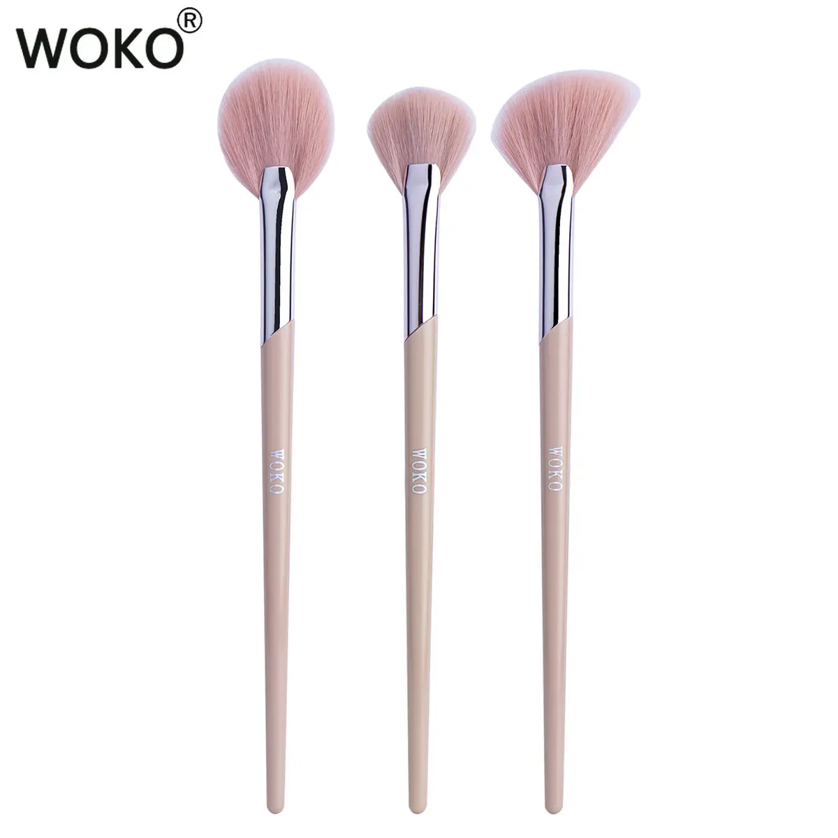 

Facial Fan Brush Fashion Fenty Style Makeup Brush Pink Professional Makeup Fan Brush Fan Paint Highlighting Fan Brush 211/207