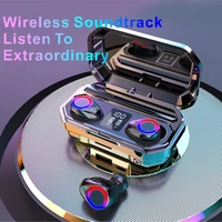 tws wireless headphone 9d stereo earbuds sports waterproof bluetooth 5 0 earphone 3500mah charging box headsets with microphone