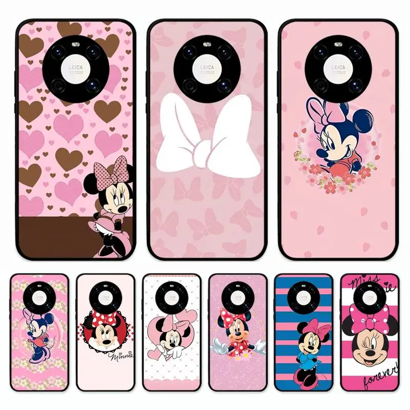 

Disney Minnie Phone Case for Huawei Mate 20 10 9 40 30 lite pro X Nova 2 3i 7se
