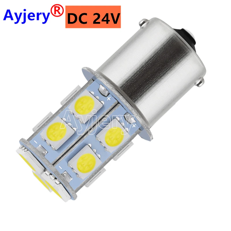 AYJERY, 300 шт., 1156, BA15S, P21W, 13 SMD, 5050, лампа для заднего тормоза, указателя поворота, лампочка для автомобиля, лампочка для автомобиля, лампочка для освещения, 12 В, 13 дюймов, цвет белый