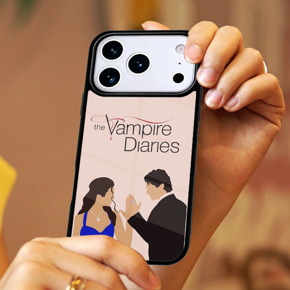 Фото Модный магнитный чехол Elena Damon The Vampire Diaries для Magsafe для iPhone 17 11 12 13 14 15 16 Pro Max Plus №1
