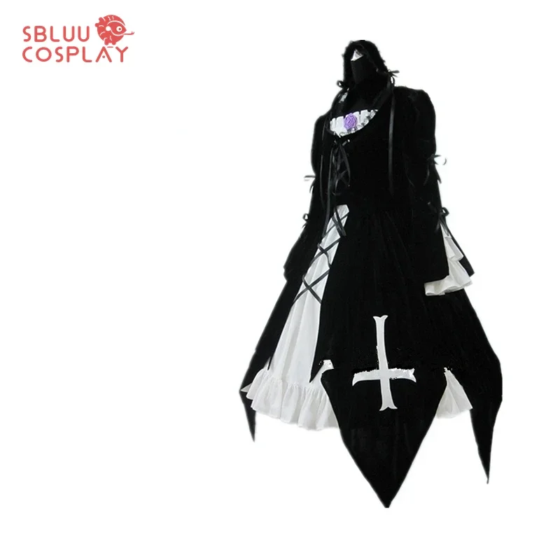 SBluuCosplay аниме Roses Maiden косплей костюм Suigintou Mercury Lampe костюмы для косплея бархатное