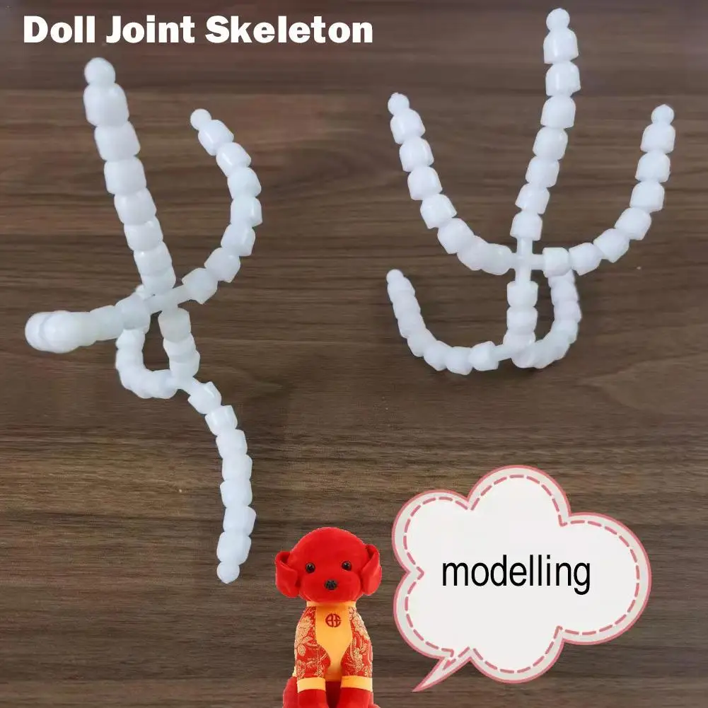 Joint Skeleton Sound Or Silent Version Joint Plush Toy Diy Dolls Ball Socket Flexible Armature Dolls Accessories