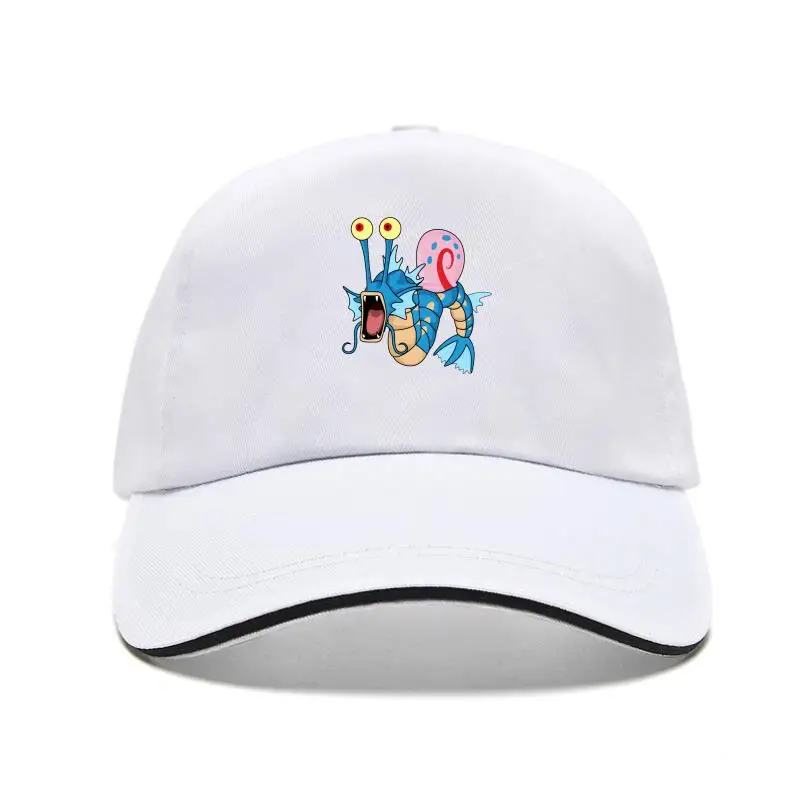 

Men Snapback Hat Gary the snail and Gyarados mashup = Garydos Unisex Bill Hat Women Baseball Cap