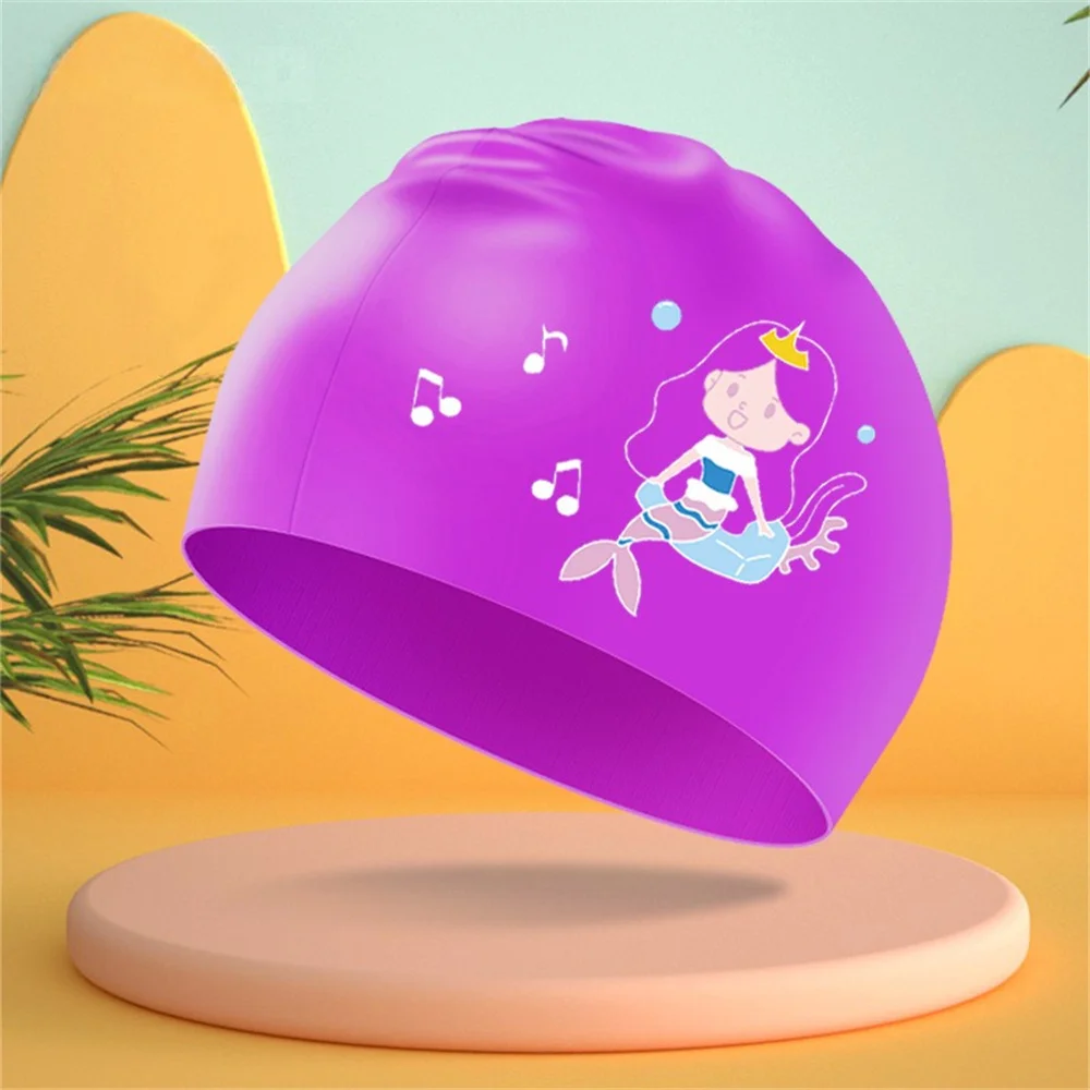 Increase Speed And Reduce Drag For Swimming Skin Friendly Children For Swimming Non-slip Texture Cartoon For Swimming Cute Print