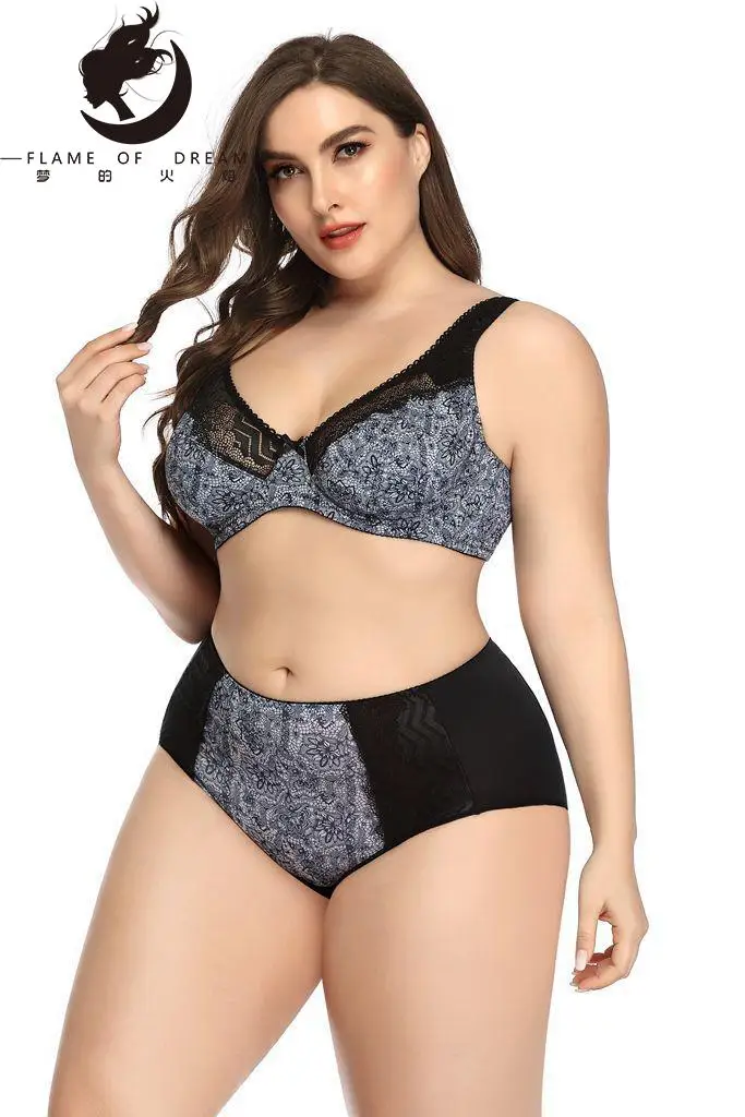 

Flame of dream85 D-110D New Bra Set Large Lace Bra Women's Underwear Bra D Cup 221469