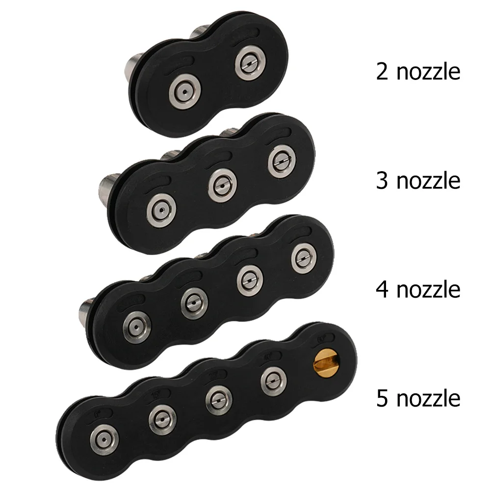

Stainless Steel High Pressure Car Washer Sprayer Nozzle Tip for Auto Black Pressure Washer Nozzle