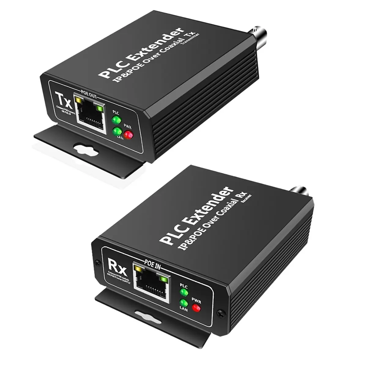 Фото Конвертер A49T POE&IP по коаксиальному кабелю, удлинитель POE по коаксиалу, передача питания и данных по коаксиальному кабелю RG59 без адаптера питания №2
