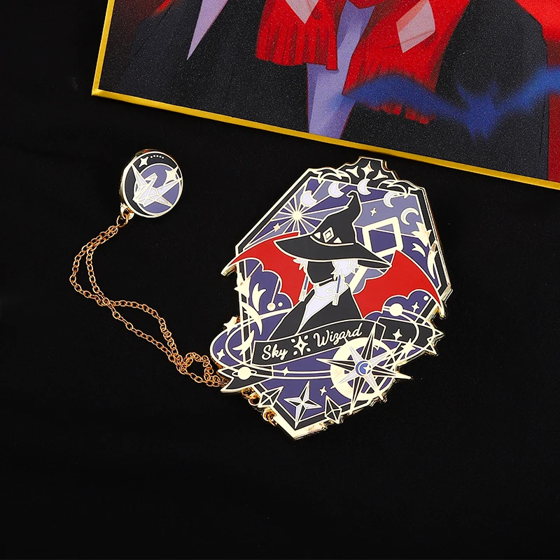 

Children Of The Light Enamel Pins Sky Magic Wizard Hairpin Collection Brooches Badges Animation Game Jewelry Accessories