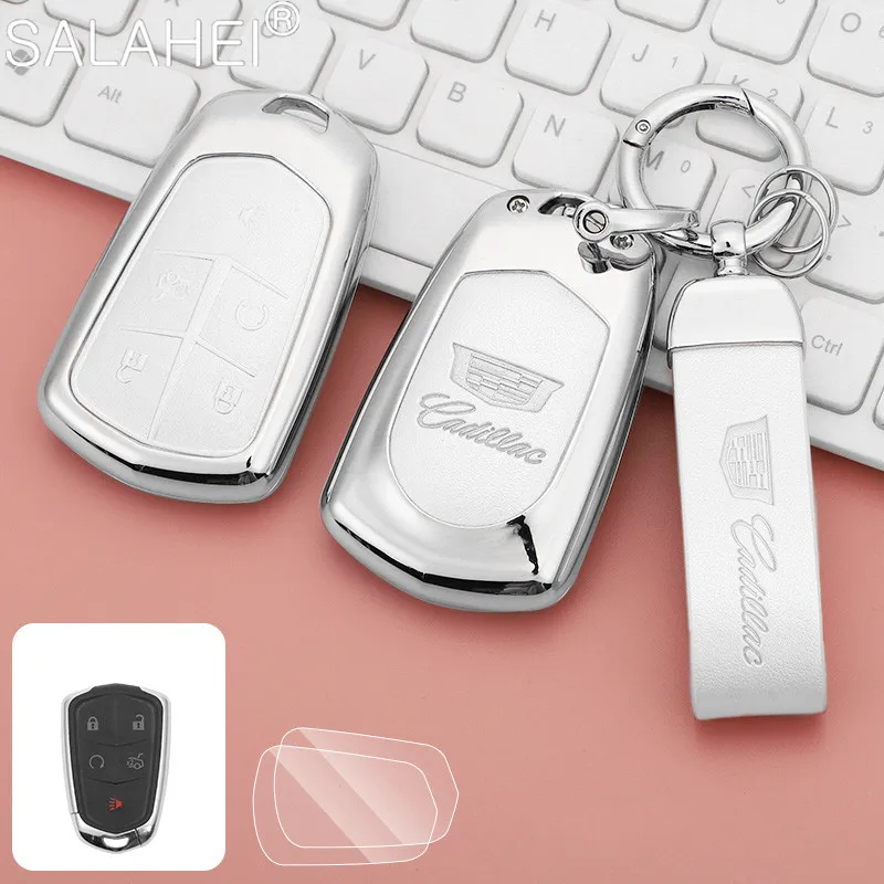 

Car Key Case Cover Shell Bag Protector For Cadillac ATS-L XTS XLS XT5 XT6 CTS CTS-V CT5 CT6 ATS 28T SRX ESV Escalade Accessories