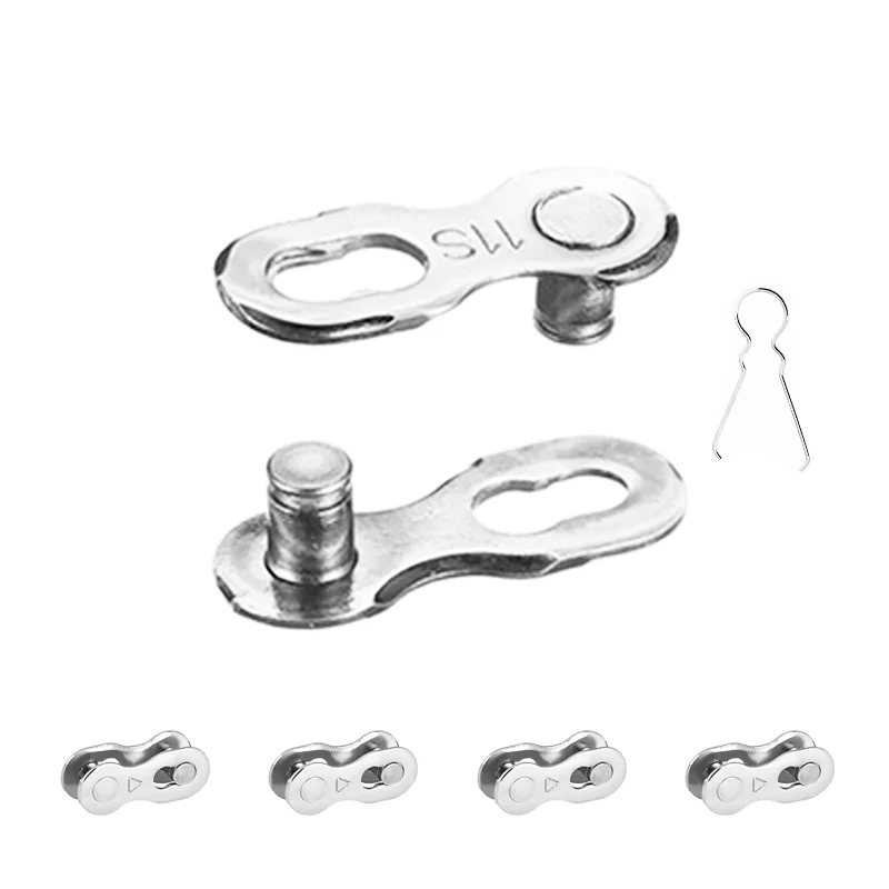 

5 Pair Bike Chain Quick Link Connector Lock Set MTB Road Bicycle Power Chain Quick Release Buckle for 6 7 8 9 10 11 12 Speed