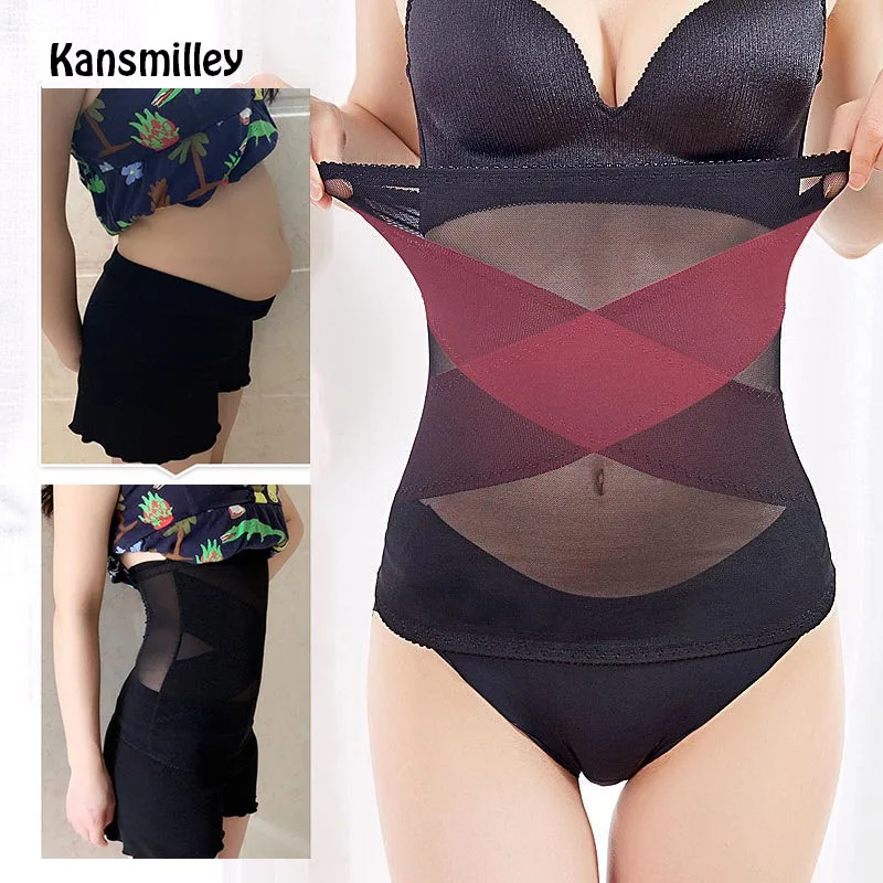 

Waist Trainer Slimming Belt Women Gym Fitness Cincher Belly Control Corset Women Body Shaper Weight Loss Belly Waist Wrap