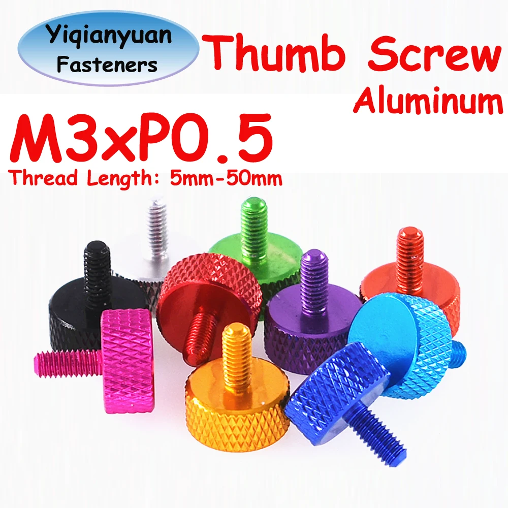 

Yiqianyuan M3xP0.5 цветные алюминиевые винты