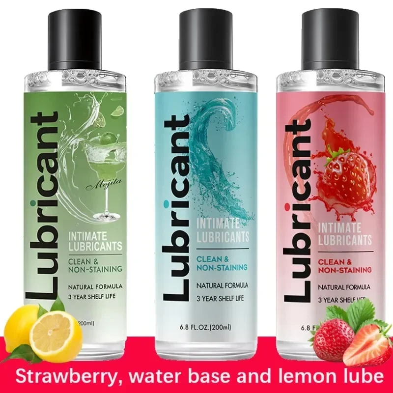 200 мл секс-игрушка с фруктовым вкусом для женщин и мужчин секс-смазка на водной