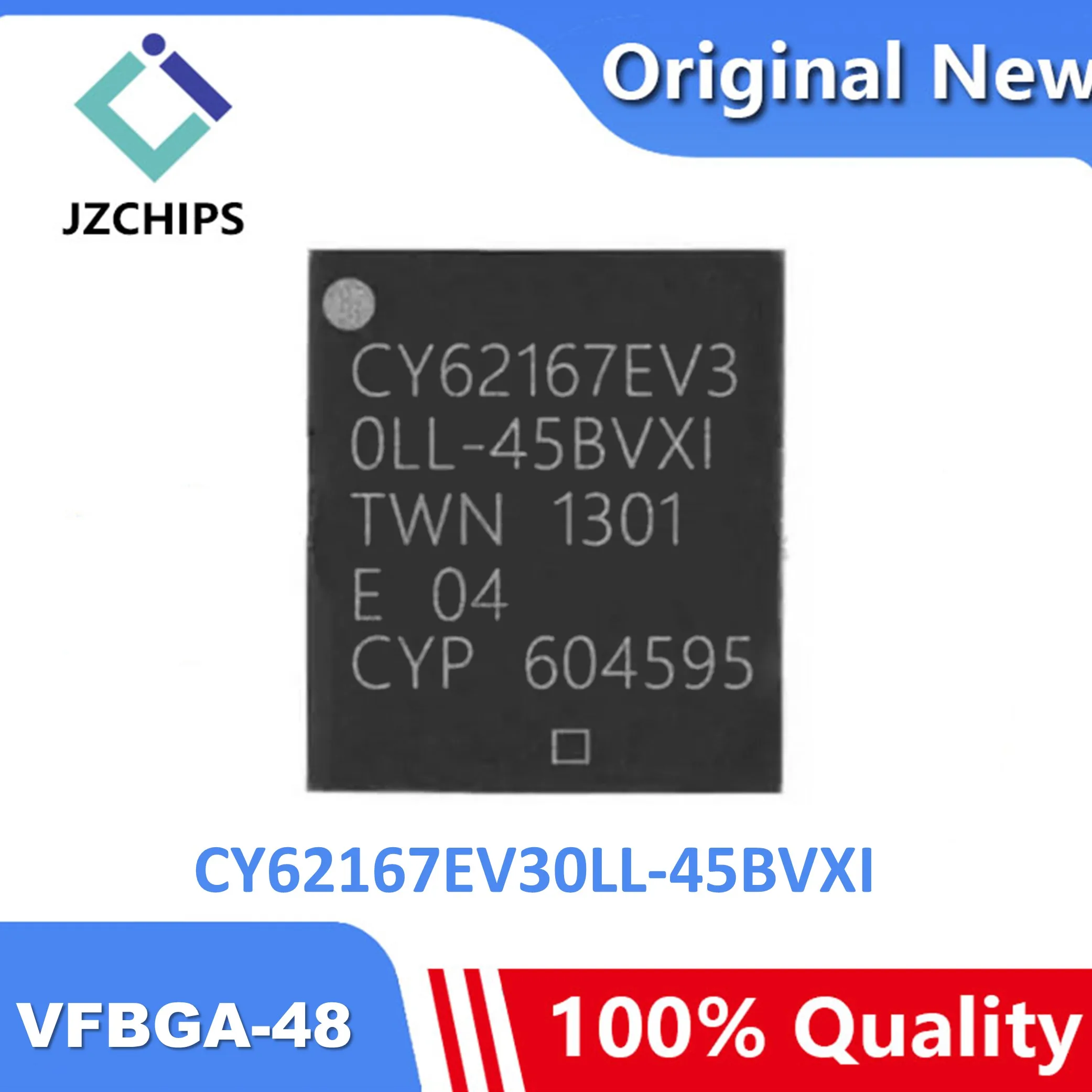 

CY62167EV30LL-45BVXI IC SRAM 16MBIT PARALLEL 48-VFBGA New original In stock