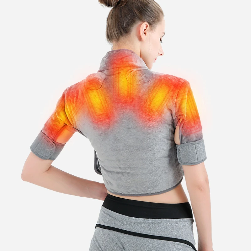 

Infrared Heating Vest Thermal Magnetic Therapy Relief Shoulder Back Pain Electric Heating Shawl Heating Therapy Vest Health Care