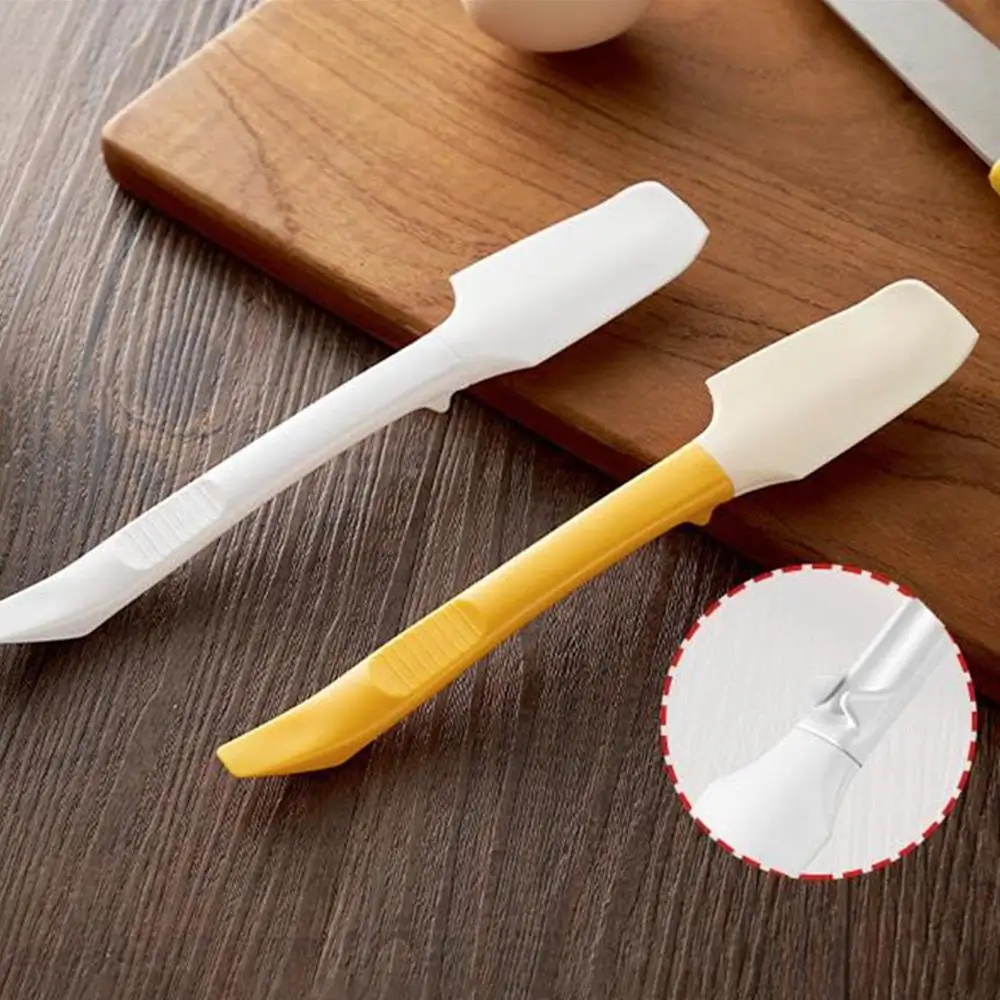 

1pc Butter Cream PP Soft Glue Spatula Multi-purpose Bottle Bottom Scraper Home High Temperature Resistance Jam Silicone Scraper