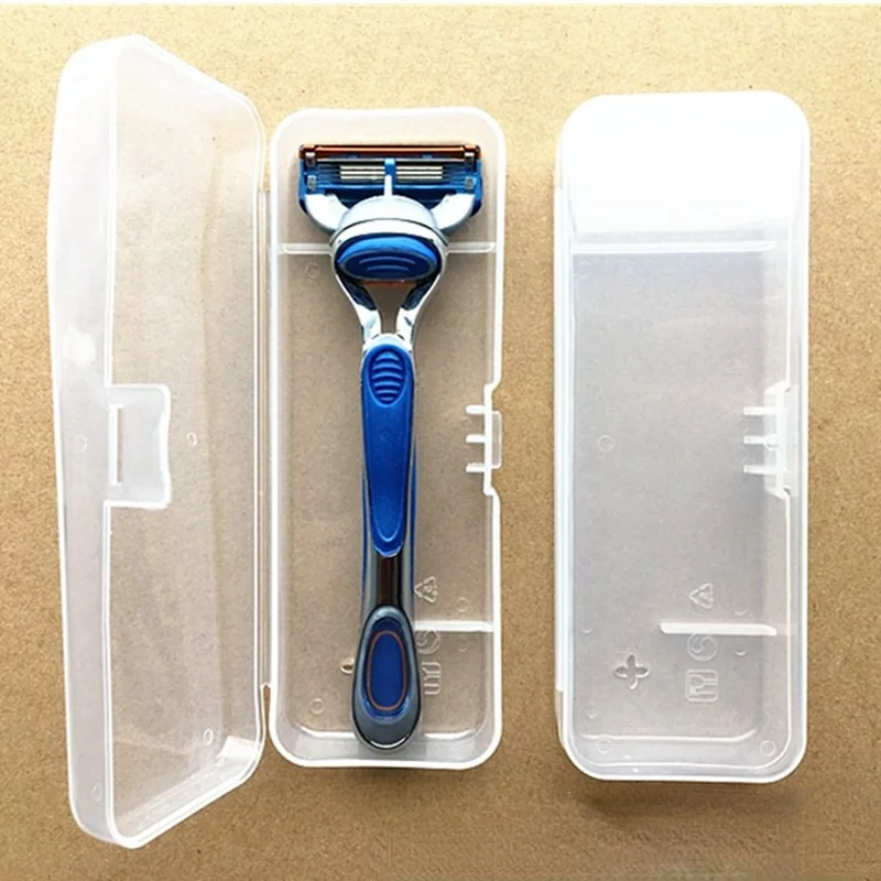 

Мужские универсальные бритвенные коробки, полностью прозрачные пластиковые бритвенные коробки, экологически чистые полипропиленовые бритвенные коробки высокого качества