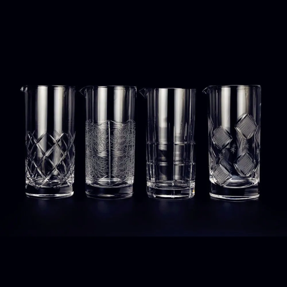

Carved Crystal Cocktail Whisks Mixing Glass Party Bar Bartender Martini Modulation Mixture Cup Wine Shaker Tools Accessories