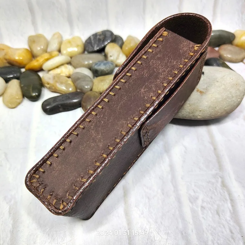 Кожаная кобура Blongk для очков поясной кошелек из воловьей кожи держатель ручной