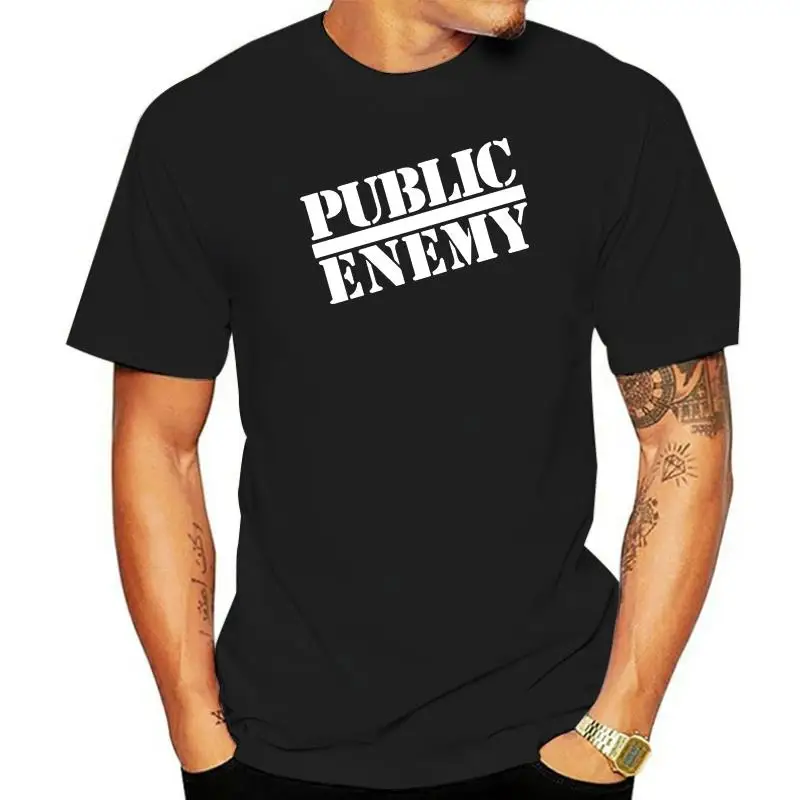 

Public Enemy Logo T-Shirt 2023 Trend Hip Hop Band Men-Women Black Tee S-3Xl . Latest New Style Tee Shirt
