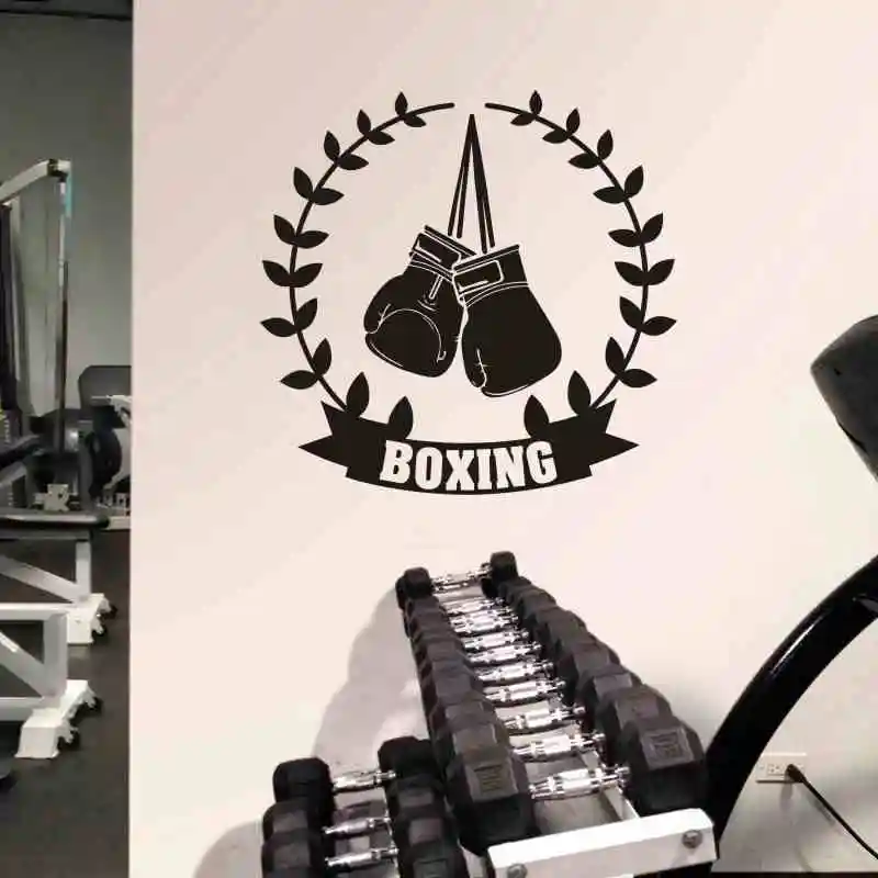 Боксерская перчатка настенная наклейка кикбоксерская игровая бесплатная боевая