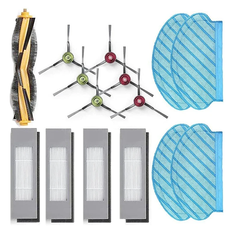 

Новинка, 15 шт., роликовая боковая щетка, фотофильтр Для Ecovacs Deebot OZMO 920 / 950 Yeedi 2 робот-гибрид пылесоса