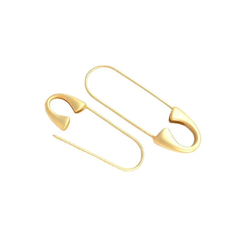 5PCS Safety Pins Brooch Gold Color Copper Clip Weeding Party Diy Jewelry Marking Accessories Findings Wholesale