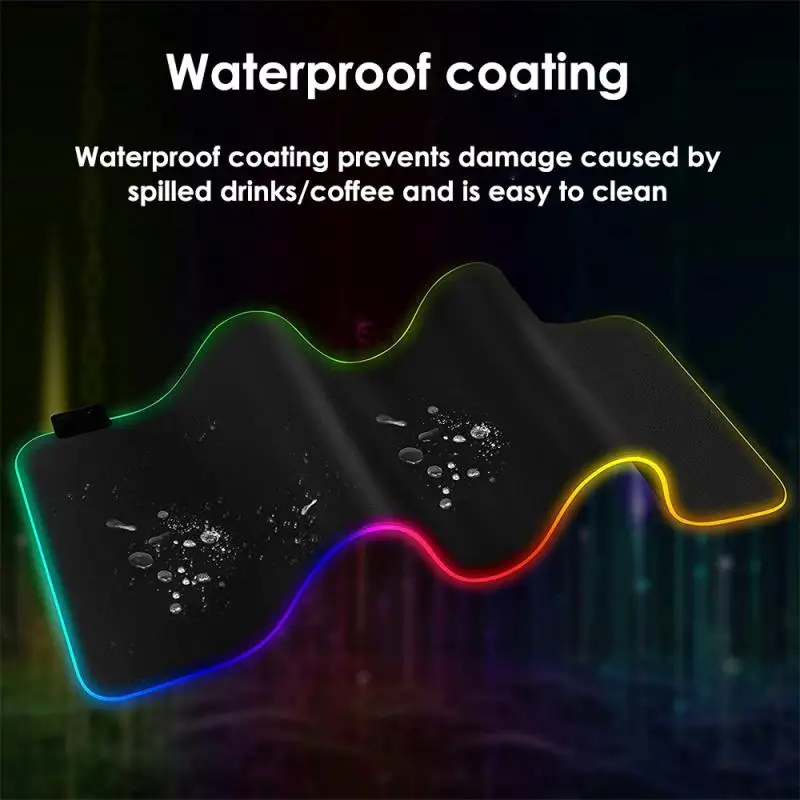 

Wear-resistant Mouse Pad Non-slip Game Mouse Pad Mice Accessories Internet Cafe Electronic Competition Waterproof Keyboard Pad