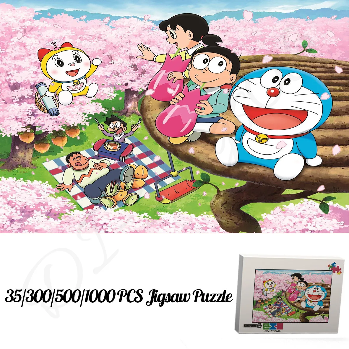 Пазлы для детей Doraemon Nobita Nobi Honekawa Suneo Konta Takeshi и Minamoto Shizuka деревянные головоломки игрушки и хобби