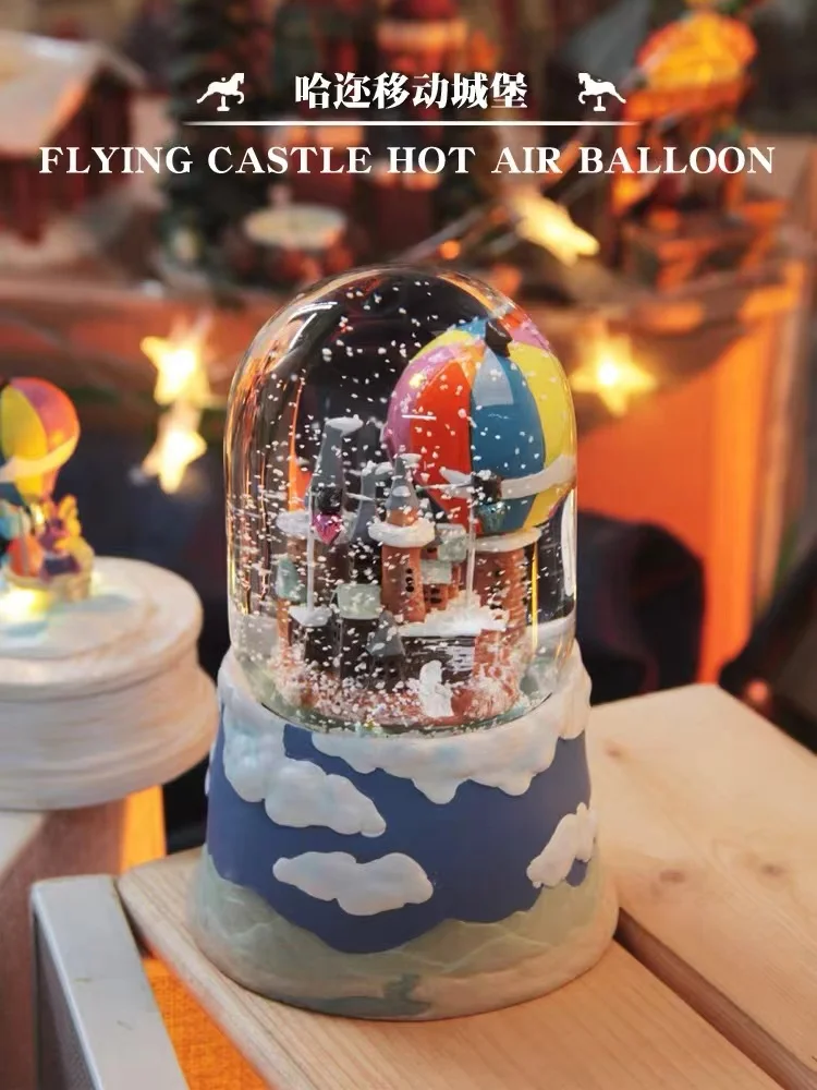 

Music Box Music Box Floating Snow Crystal Ball Light Castle Girl Girl Girl Girl Girl Heart Christmas Birthday Gift