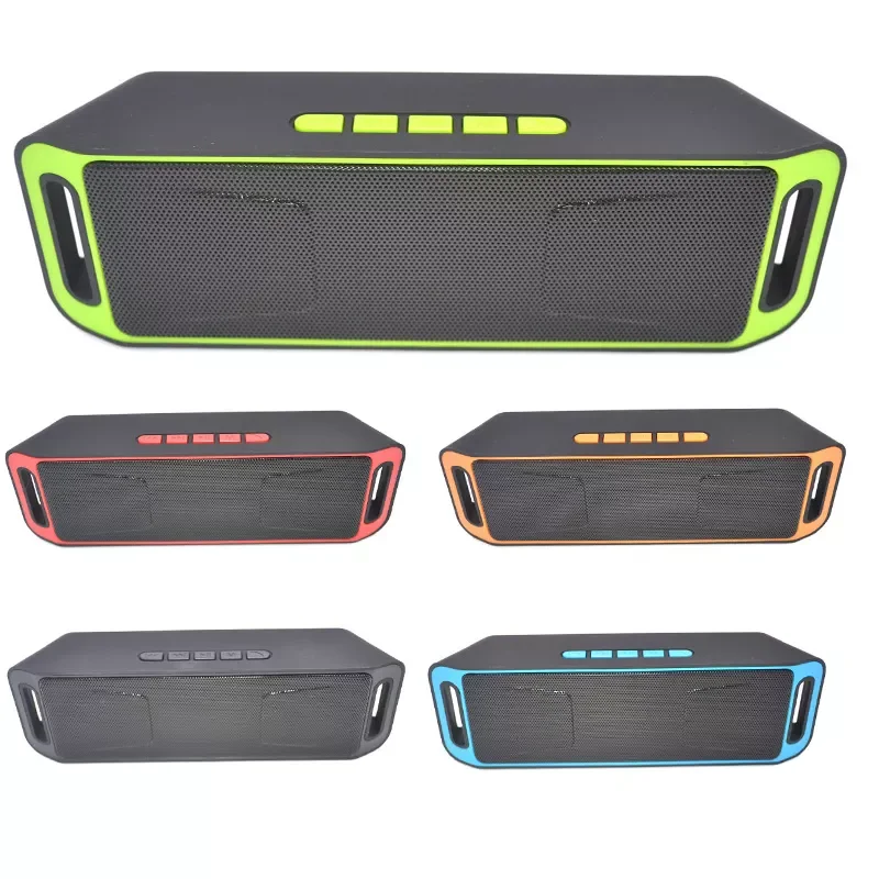 

4.0 Wireless Speaker TF USB FM Radio Dual Bass Sound Subwoofer Loudspeaker Public