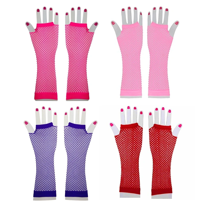 Рисунок 4 - 1 пара женских коротких перчаток в сетку без пальцев