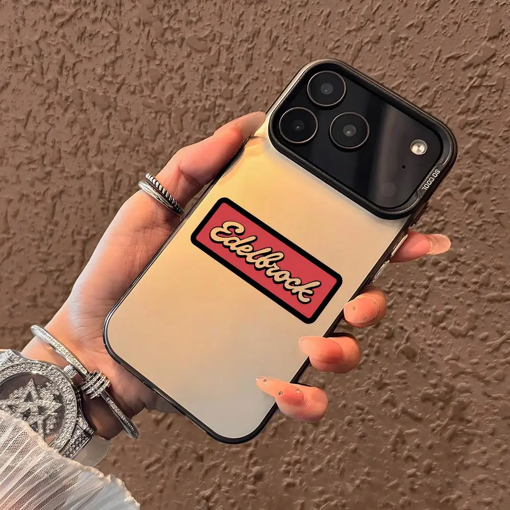 Фото Чехол для телефона Design E-Edelbrocks для iPhone 17 16 15 14 13 12 11 Pro Max Air, цветной, матовый, с лазерной гравировкой, противоударный №3
