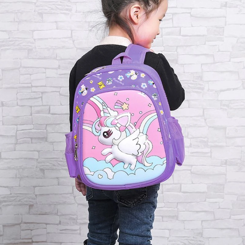 New Unicorn Girls Boys Baby Backpacks 2-3-5-year-old Children School Bags Small Class Light Kids Bag In Kindergarten Sac Licorne